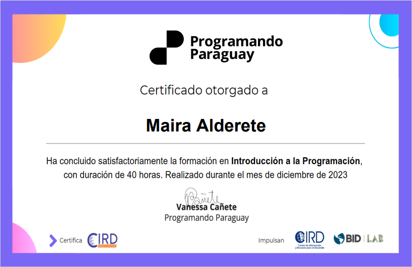 certificado